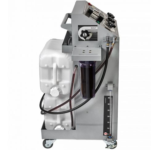 Установка для замены и промывки масла в АКПП электрическая 220В, с насосом 6 л/мин, фильтрацией 5 мкм, объем 2х20 л GrunBaum ATF3000