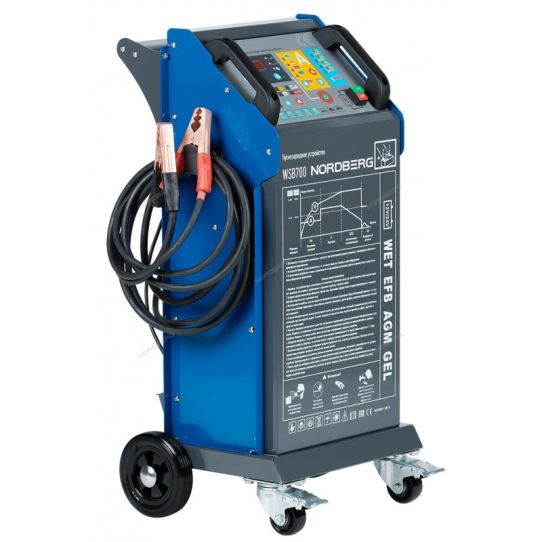 Пуско-зарядное устройство для 12В и 24В аккумуляторов с пусковым током 700A WSB700 Nordberg