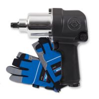 Пневмогайковерт 1/2" 880Нм King Tony 33411-050E (перчатки в комплекте) Пневмогайковерт 1/2" 880Нм King Tony 33411-050E (перчатки в комплекте)