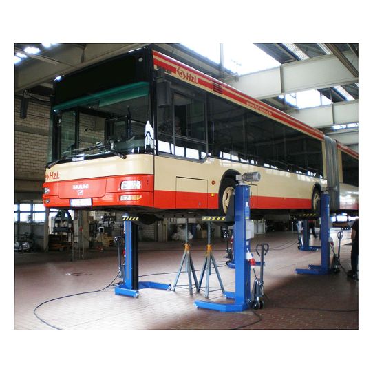 Подкатной подъемник для грузовых автомобилей электромеханический 33т MAHA MCL 33, 6 колонн