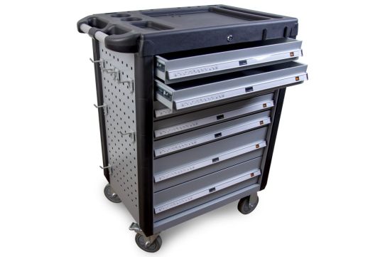 Тележка инструментальная Wiederkraft WDK-707, 7 ящиков, без инструментов