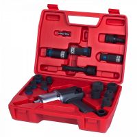 Гайковерт пневматический ударный 1/2", 678 Нм, с комплектом головок, 21 предмет KING TONY 44116MP (Инструмент 33411-040)