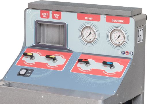 Установка для замены и промывки масла в АКПП с электрическим приводом 220В, манометром до 10 бар, резервуары 2х25 л Nordberg AGA EVO
