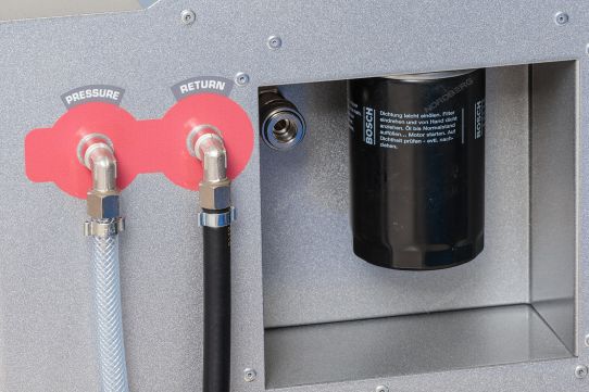 Установка для замены и промывки масла в АКПП с электрическим приводом 220В, манометром до 10 бар, резервуары 2х25 л Nordberg AGA EVO