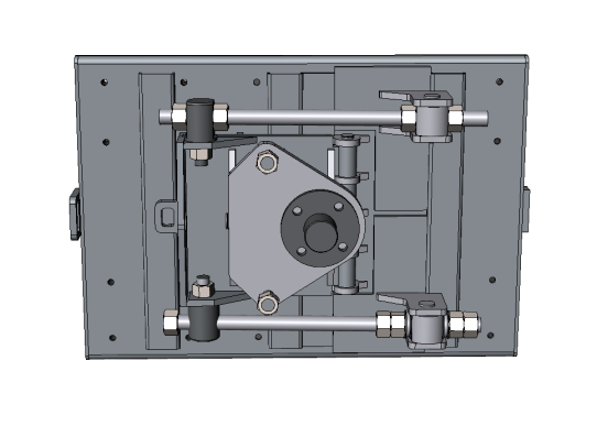 Агрегатная площадка для ямных подъемников 1 т. АП1000-1