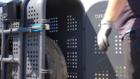 Защитная автоматическая клеть Nordberg 46TC12 для грузовых колёс с Ti10D и CH5F