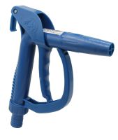 Пистолет раздаточный ручной для химии, 50 л/м, вход/ выход 1", PP, уплотнение FKM, 111030-1