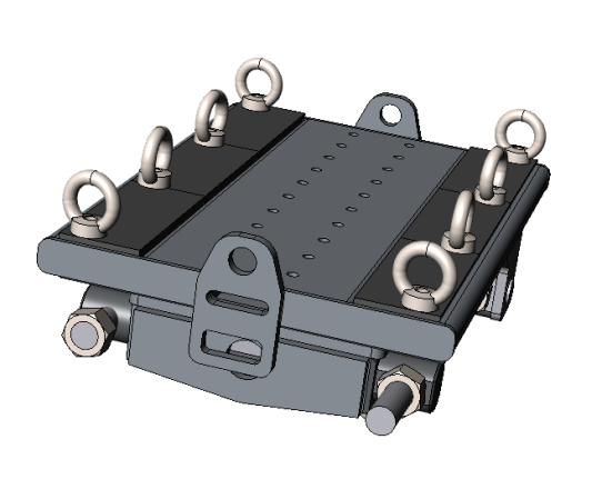 Агрегатная площадка для ямных подъемников 1 т. АП1000
