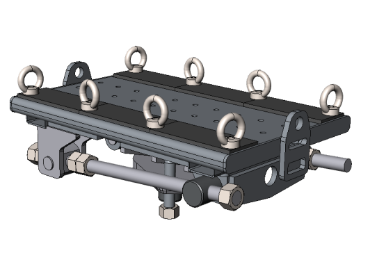Агрегатная площадка для ямных подъемников 1 т. АП1000
