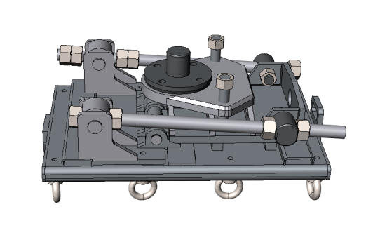 Агрегатная площадка для ямных подъемников 1 т. АП1000