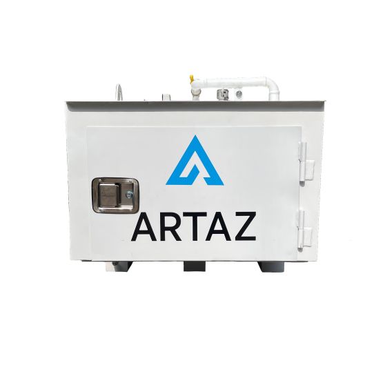 Мини АЗС для бензина металлическая 12V, 500 L, счетчик, фильтр Artaz Serval