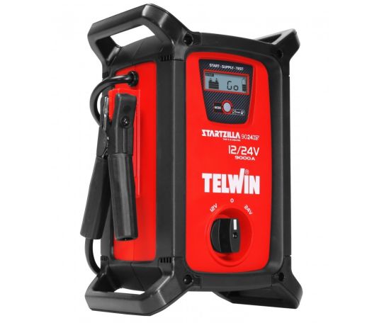 Пусковое устройство бустер 12/24В LiFePO4 31000мАч максимальный пусковой ток 9000А автоматический запуск TELWIN Startzilla 9024 XT 829525