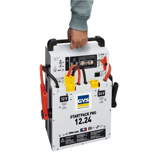 Пусковое автономное устройство максимальный ток пуска 12/24В 6200А для легковых и грузовых GYS STARTPACK PRO 12.24 026346