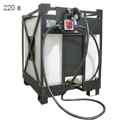 Мини АЗС для дизельного топлива 1 т. 220 вольт 60 л/м Artaz iron