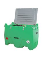 Модуль для бензина на 600л, насос 220в, Emiliana Serbatoi Carrytank CTK600EE220V, с автоматическим пистолетом и шлангом на 4 м