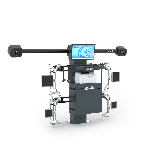 Стенд 3D сход-развал для легковых, внедорожников и микроавтобусов Astrade М2ПС напольный