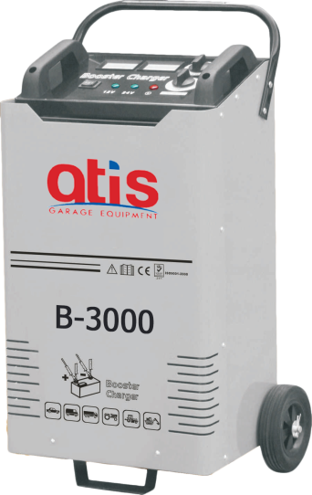 Пуско-зарядное устройство для 12В и 24В аккумуляторов с пусковым током 3000А B-3000 Atis