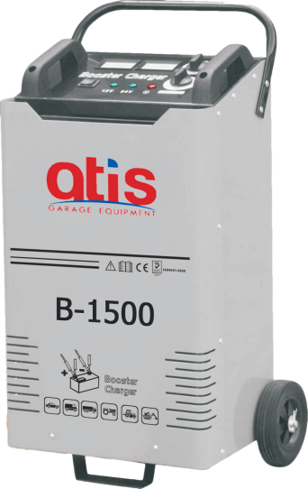 Пуско-зарядное устройство для 12В и 24В аккумуляторов с пусковым током 1500А B-1500 Atis