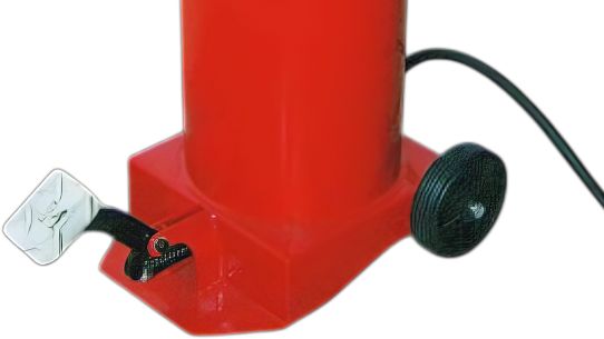 Нагнетатель смазки ножной с емкостью 12 л и давлением до 400 бар, производительность 6 г/ход, передвижной на колесах Apac 1798.FN