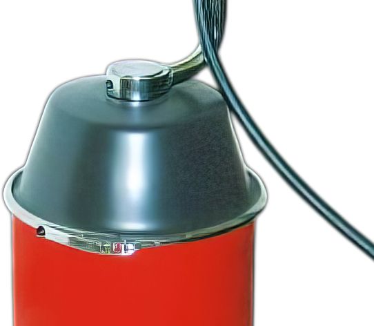 Нагнетатель смазки ножной с емкостью 12 л и давлением до 400 бар, производительность 6 г/ход, передвижной на колесах Apac 1798.FN