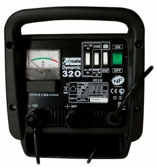 Пуско-зарядное устройство для 12В и 24В аккумуляторов с пусковым током 300А Dynamic 320 Start TELWIN