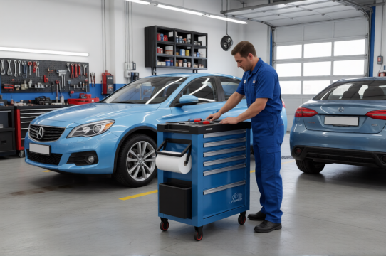 Тележка инструментальная FERRUM 12.306/1-5015, 6 ящиков, без инструментов