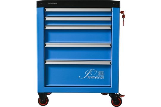 Тележка инструментальная FERRUM 12.305-5015, 5 ящиков, без инструментов