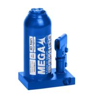 Домкрат бутылочный 10 т, MEGA BR10 219-444 мм, гидравлический, для внедорожников, с ходом штока 225 мм