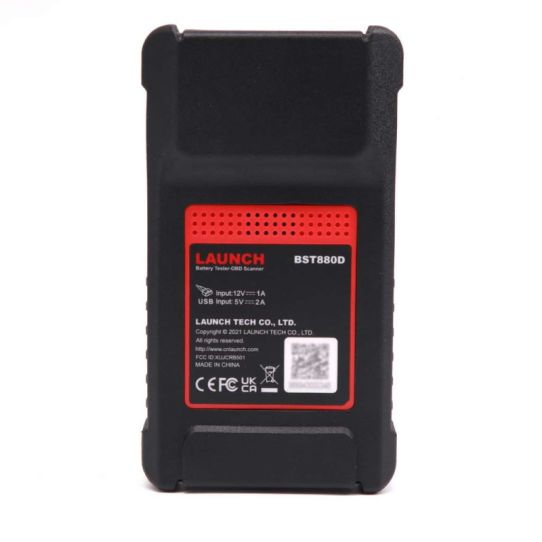Тестер аккумуляторов 12В AGM GEL EFB WET с сенсорным дисплеем, цифровым индикатором, поддержкой Wi-Fi печати Launch BST-880D 301050669