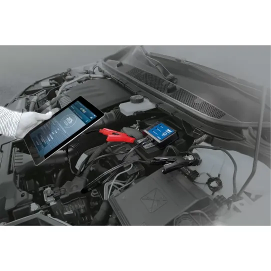  Тестер аккумуляторов 6/12/24/32 В с Bluetooth, емкость до 230Ач, нагрузка 2100А GYS 056664 BTW 300