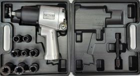 Пневмогайковерт 1/2" 920Нм Rotake RT-5272K (с набором головок) Пневмогайковерт 1/2" 920Нм Rotake RT-5272K (с набором головок)