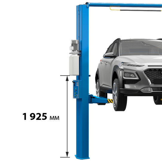 Двухстоечный подъемник Sivik ПГА-3500-Е серый 3.5т, электрогидравлический, 380В, с верхней синхронизацией, 95-2045 мм