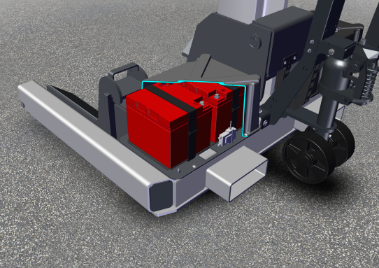 Подкатной подъемник для грузовых автомобилей беспроводной 30т MAHA VP 451191, 4 колонны