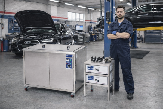 Ультразвуковая ванна 360л 40 кГц с подогревом и дегазацией, от сети 380В для деталей и запчастей Nordberg NU3600D