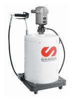 Нагнетатель смазки для бочек на 20 л, Samoa 486210 3-10 бар, пневматический, с насосом PM35 60:1