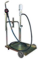 Маслораздаточная установка для бочек на 200 л, Trommelberg UZM12990 5-8 бар, пневматическая, с электронным расходомером