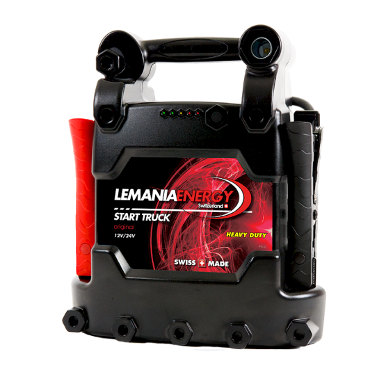 Пусковое устройство бустер 12/24 В, пусковой ток до 5000А, встроенный аккумулятор 44000мАч, LEMANIA ENERGY P5-ST