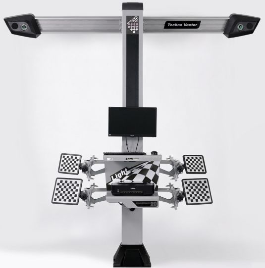 Легковой комплект для сход-развала Техносоюз до 24 дюйма TS5.5D-4L+7212 T грузоподъемность 5.5т