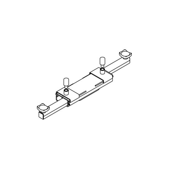 Траверса для автобусов EvoBus 830-1500мм, 55мм, 15 т, BLITZ, ATEB S2