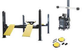 Легковой комплект для сход-развала KraftWell до 24 дюйма 4WL_set_2 грузоподъемность 4т