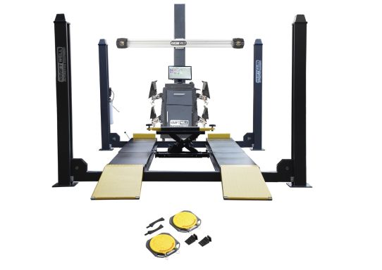 Легковой комплект для сход-развала KraftWell до 24 дюйма 4WL_set_2 грузоподъемность 4т
