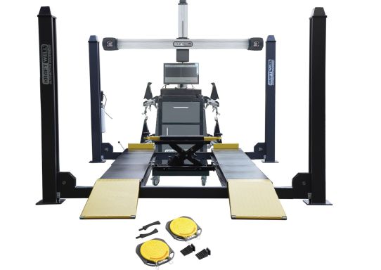 Легковой комплект для сход-развала KraftWell до 24 дюйма 4WL_set_3 грузоподъемность 4т