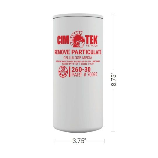 Фильтр топлива 30 мкм 70 л/м CIM-TEK CT70095 260-30