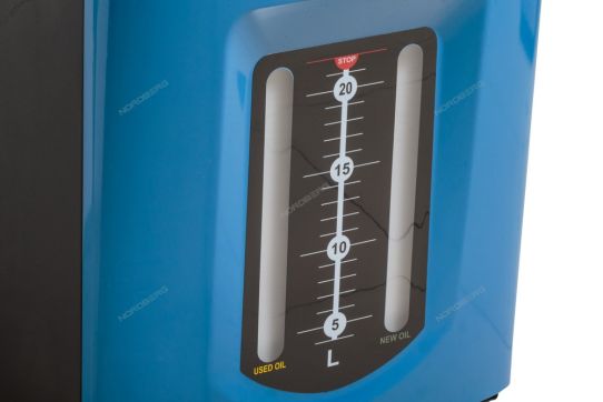 Установка для промывки и замены масла АКПП с манометром 16 бар, насосом 3 л/мин, дисплеем, Nordberg CMA35S_B