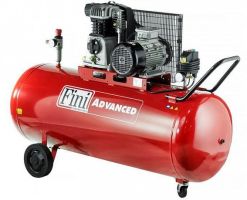 Поршневой компрессор 200 л, 500 л/м, 380В, 3 кВт, ременной, масляный Fini MK_113-200-4