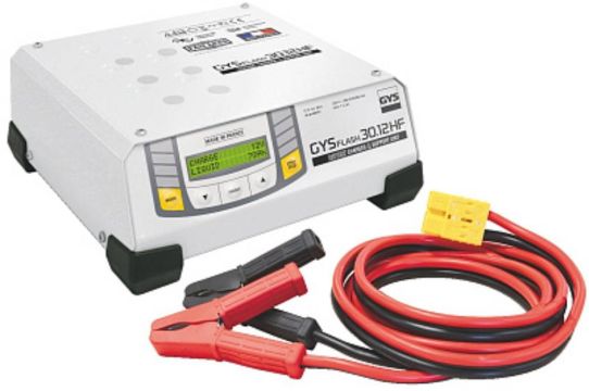 Зарядное устройство для 12В аккумуляторов 30А цифровой дисплей, 8 ступеней зарядки GYS 029224 Gysflash 30.12 HF