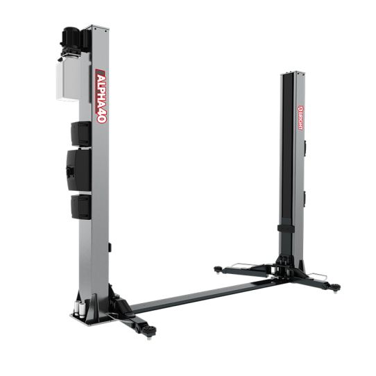 Двухстоечный подъемник BRIGHT ALPHA 40_RAL7040/7016 4т, электрогидравлический, 380В, с нижней синхронизацией, 105-1988 мм