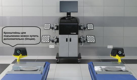 Стенд сход-развал 3D для легковых автомобилей мобильный Техносоюз T 7202 MC