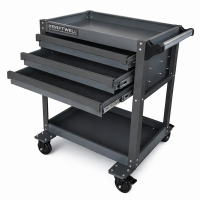 Тележка инструментальная KraftWell KRW-TT3G, 3 ящика открытая, без инструментов