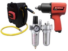 Пневмогайковерт 1/2" 1490Нм Rotake RT-5277 + RT-10301 + AFRL-80 (комплект) Пневмогайковерт 1/2" 1490Нм Rotake RT-5277 + RT-10301 + AFRL-80 (комплект)